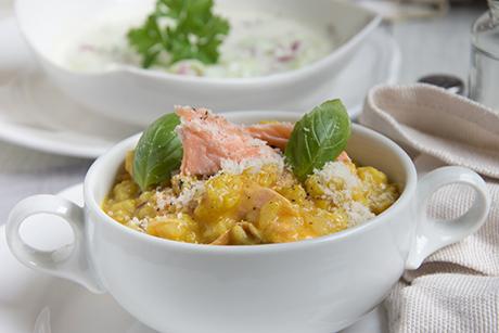 Risotto mit Lachs
