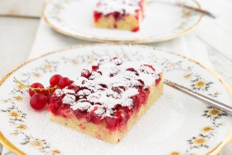 Schneller Johannisbeerkuchen