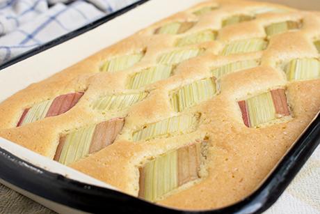 Schneller Rhabarberkuchen
