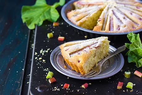 Veganer Rhabarberkuchen