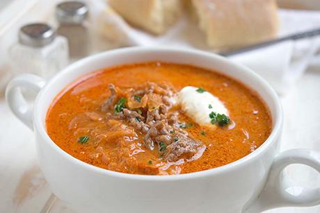 Russische Sauerkrautsuppe