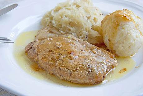 Schweinebraten mit Kruste