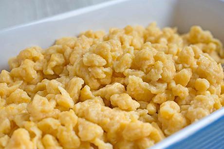 Kürbis-Quark-Knöpfle