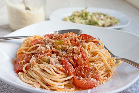 Spaghetti mit Thon