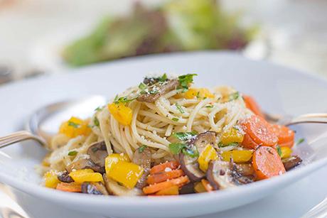 Spaghetti mit Gemüse