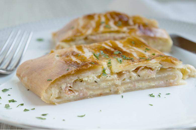 Schinken Käse Strudel