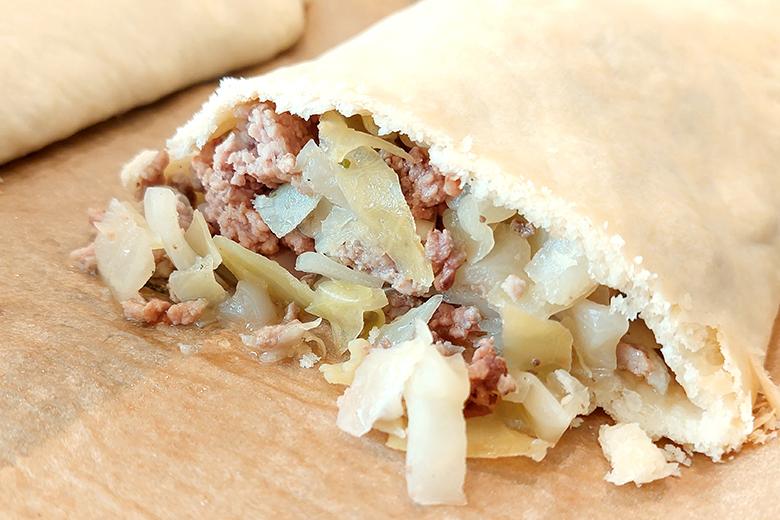 Strudel mit Hackfleisch