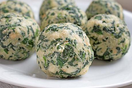 Südtiroler Spinatknödel