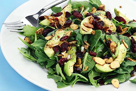 Spinatsalat mit Avocado