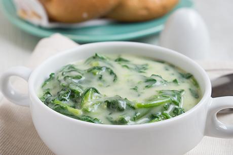 Spinatcremesuppe