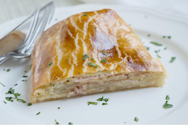 Schinken-Käse-Strudel