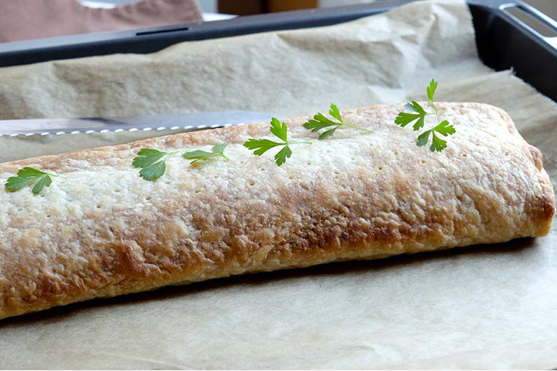 Spinat-Feta-Strudel