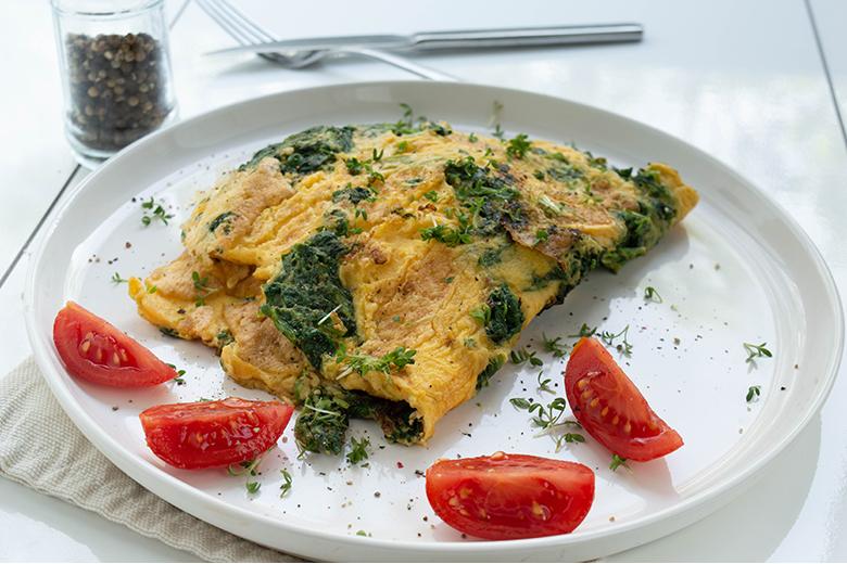 Spinat Omelette