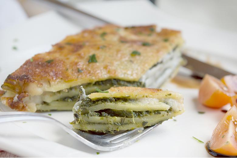 Spinatlasagne mit Bechamelsauce