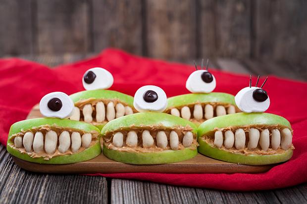 Halloween Apfelmonster