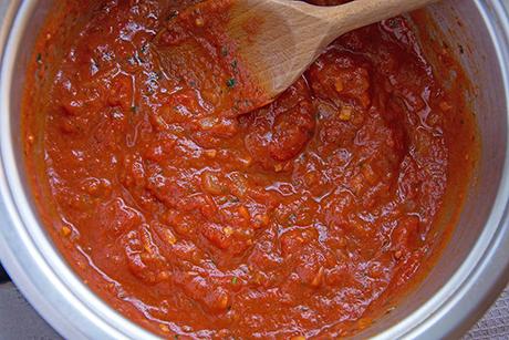 Tomatensauce für Pizza
