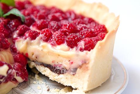 Himbeer-Quarktorte