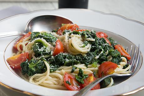 Spaghetti mit Mangold