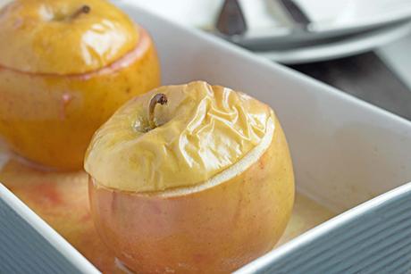 Bratapfel mit Marzipan