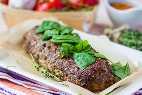 Veganer Grünkernbraten