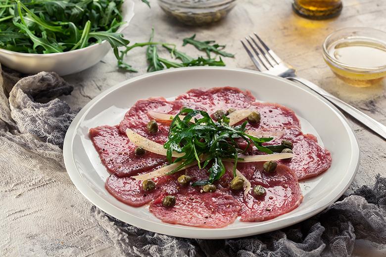 Bresaola Carpaccio mit Rucola