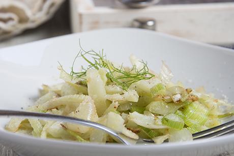 Lauwarmer Fenchelsalat