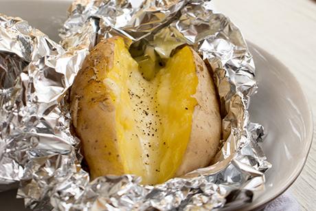 Ofenkartoffel mit Raclettekäse