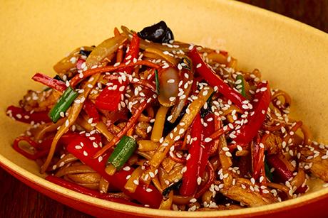 Topinambur-Wok