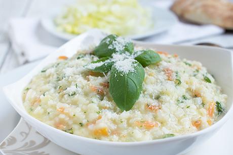 Basilikumrisotto