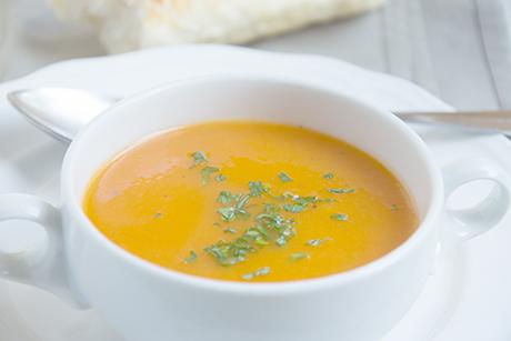 Karamellisierte Rüeblisuppe