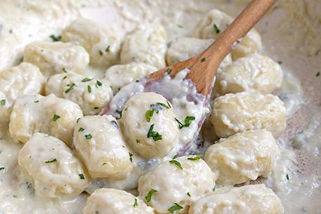 Gnocchi mit Gorgonzolasauce