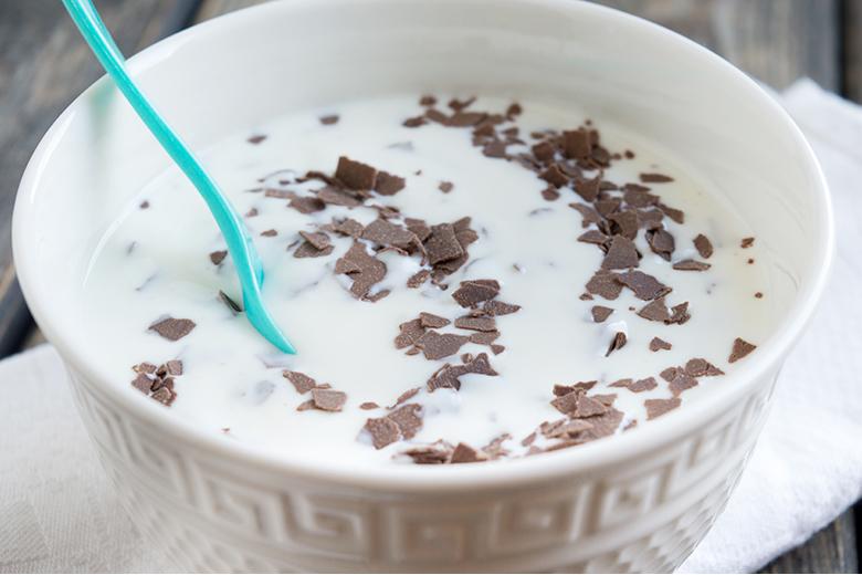 Stracciatella Creme mit Mascarpone
