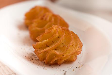 Pommes Duchesse mit Kürbis