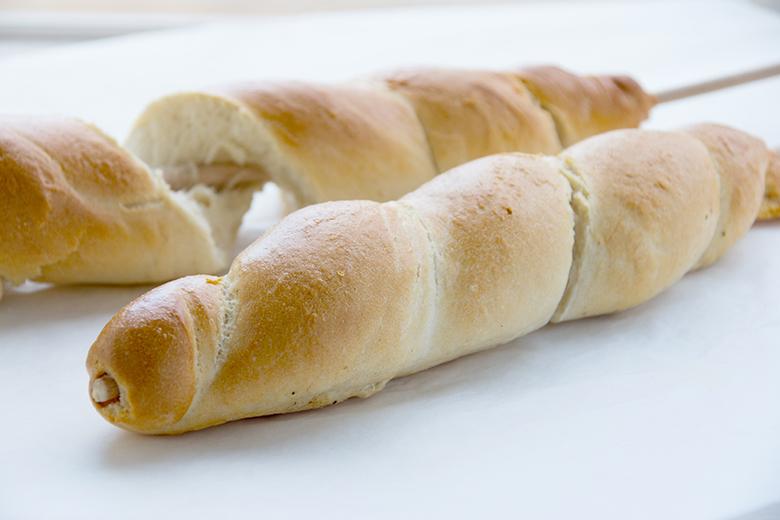 Schlangenbrot ohne Hefe