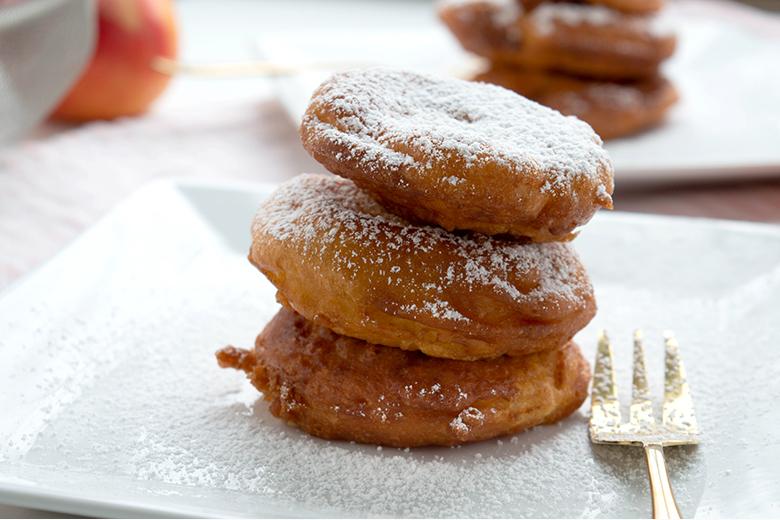 Blinis mit Apfel