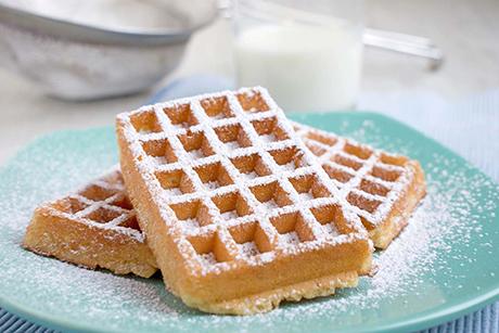 Waffeln mit Kokosmehl
