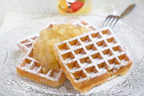 Waffeln ohne Butter