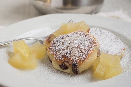 Quarkkeulchen mit Apfel