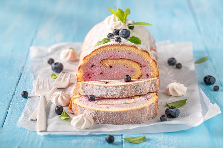Heidelbeerroulade