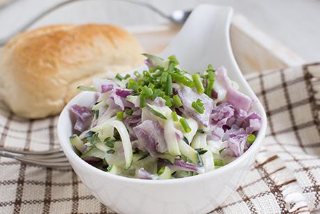 Zucchettisalat mit Joghurt