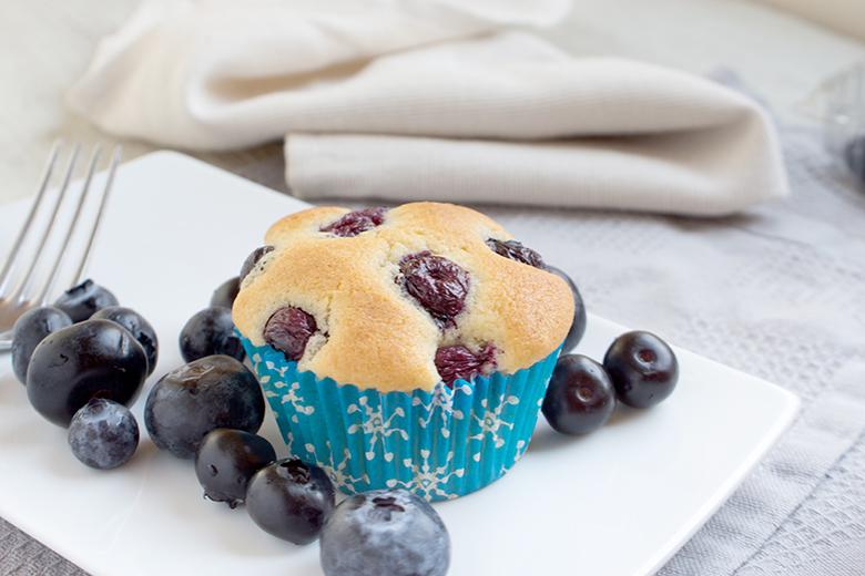 Heidelbeermuffins mit Joghurt