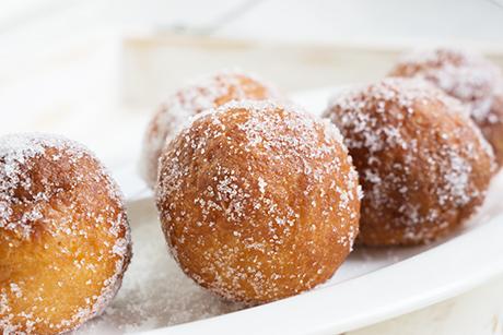 Quarkbällchen mit Joghurt
