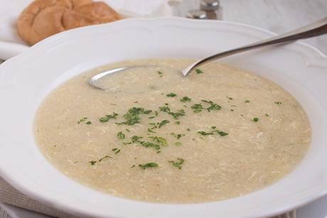 Griesssuppe mit Ei