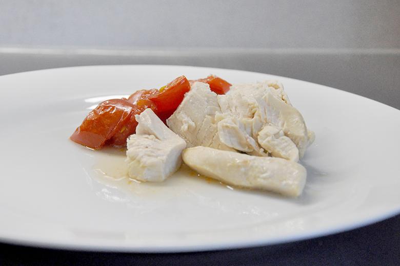 Poulet aus dem Ofen