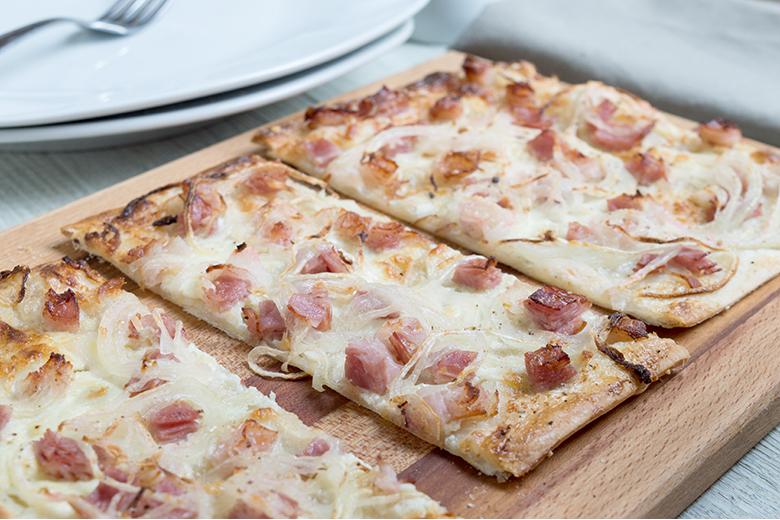 Schneller Flammkuchen