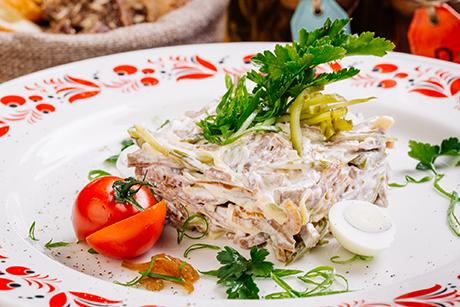 Rindszungen-Fleischsalat