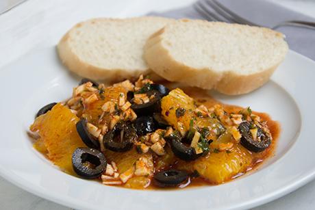 Naranshi marokkanischer Orangensalat