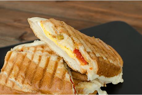 Panini mit Schinken und Käse