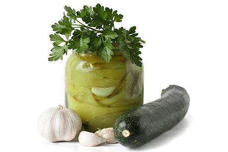 Zucchetti-Einmach-Rezept