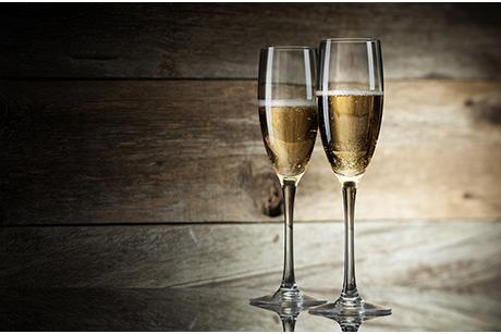 Champagner-Trinkessig